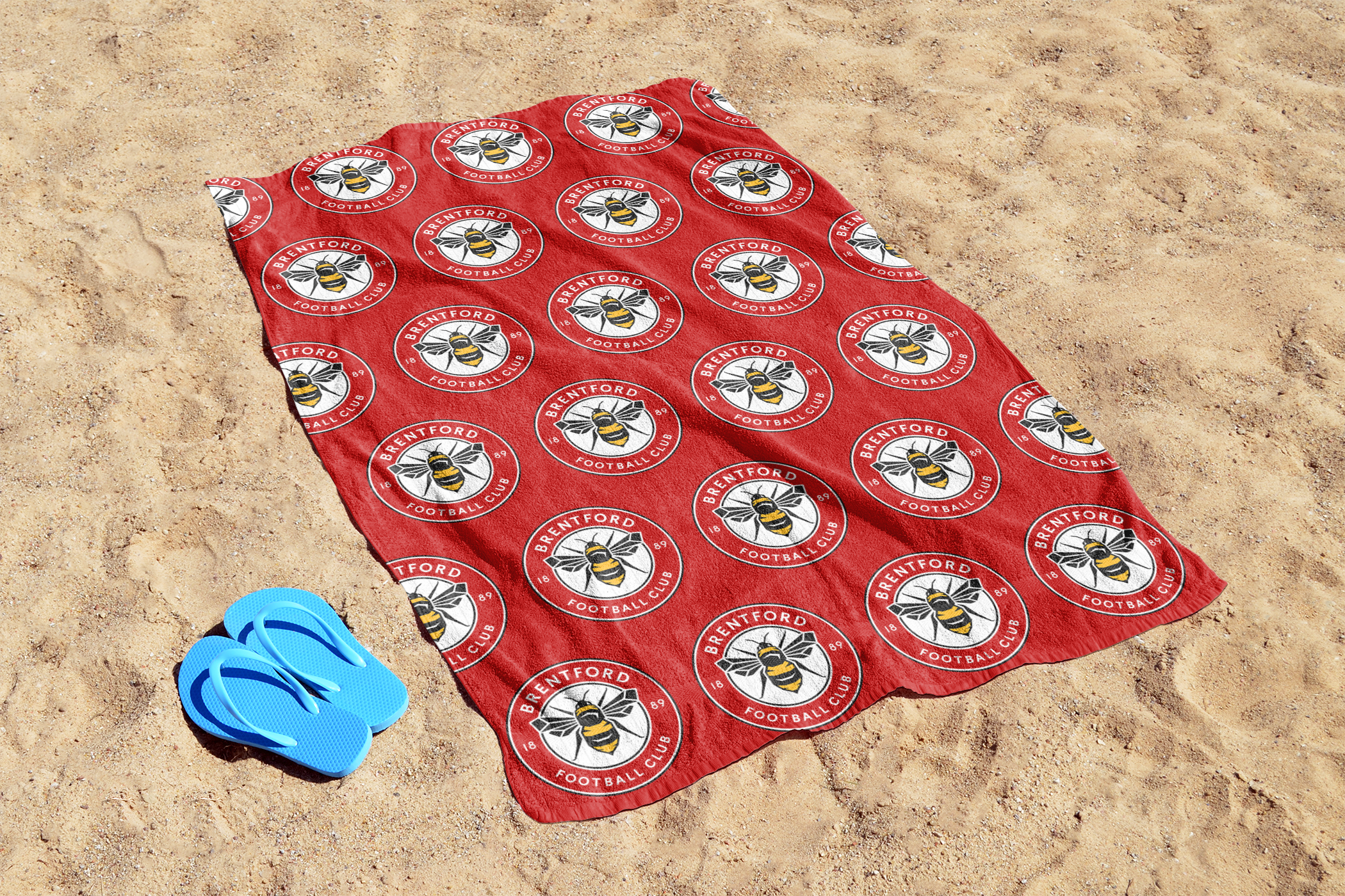 Brentford FC Beach Towel