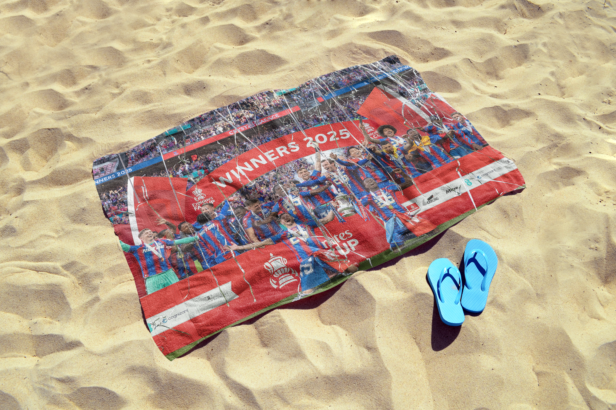 Crystal Palace FA Cup Winners Beach Towel