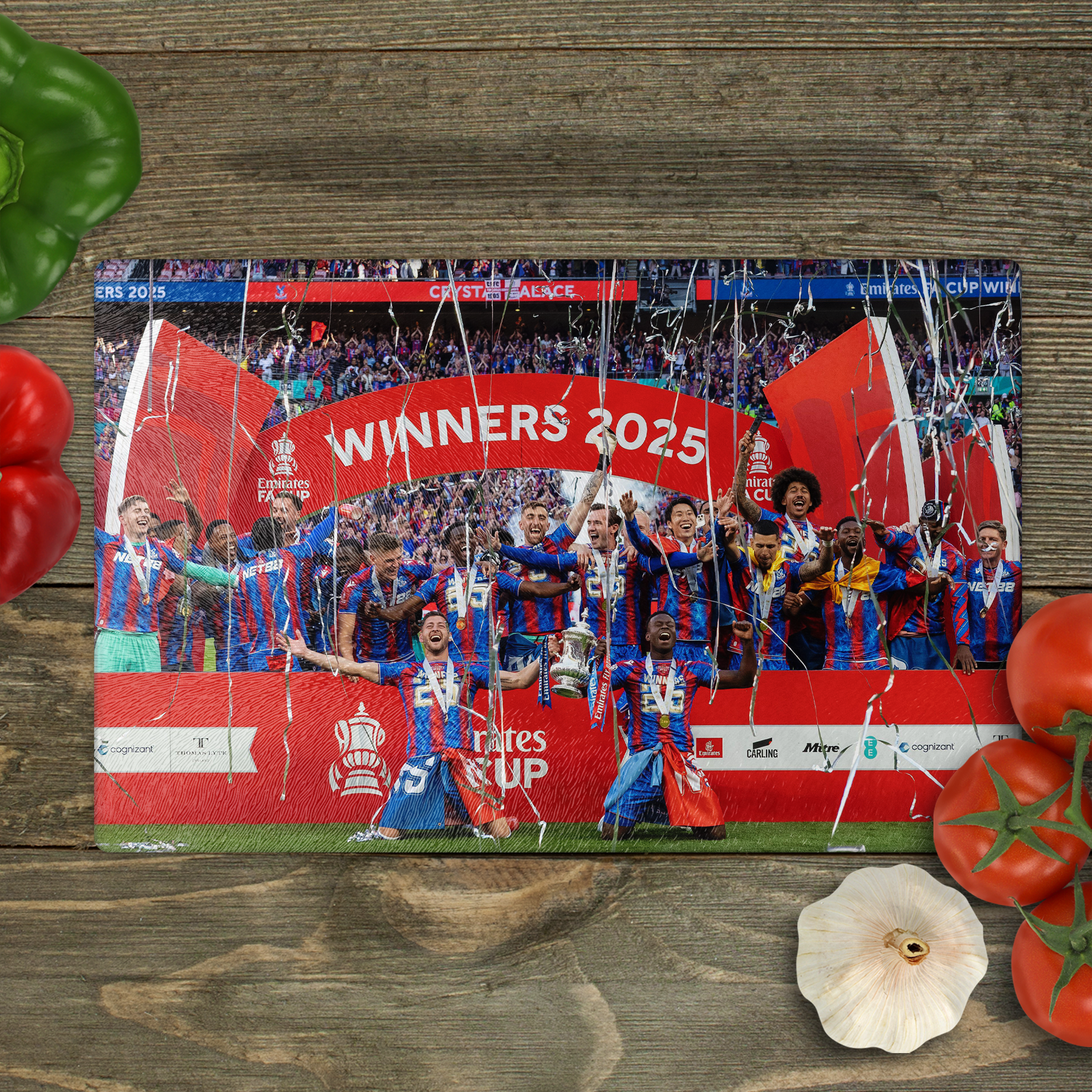 Crystal Palace FA Cup Winners Chopping Board