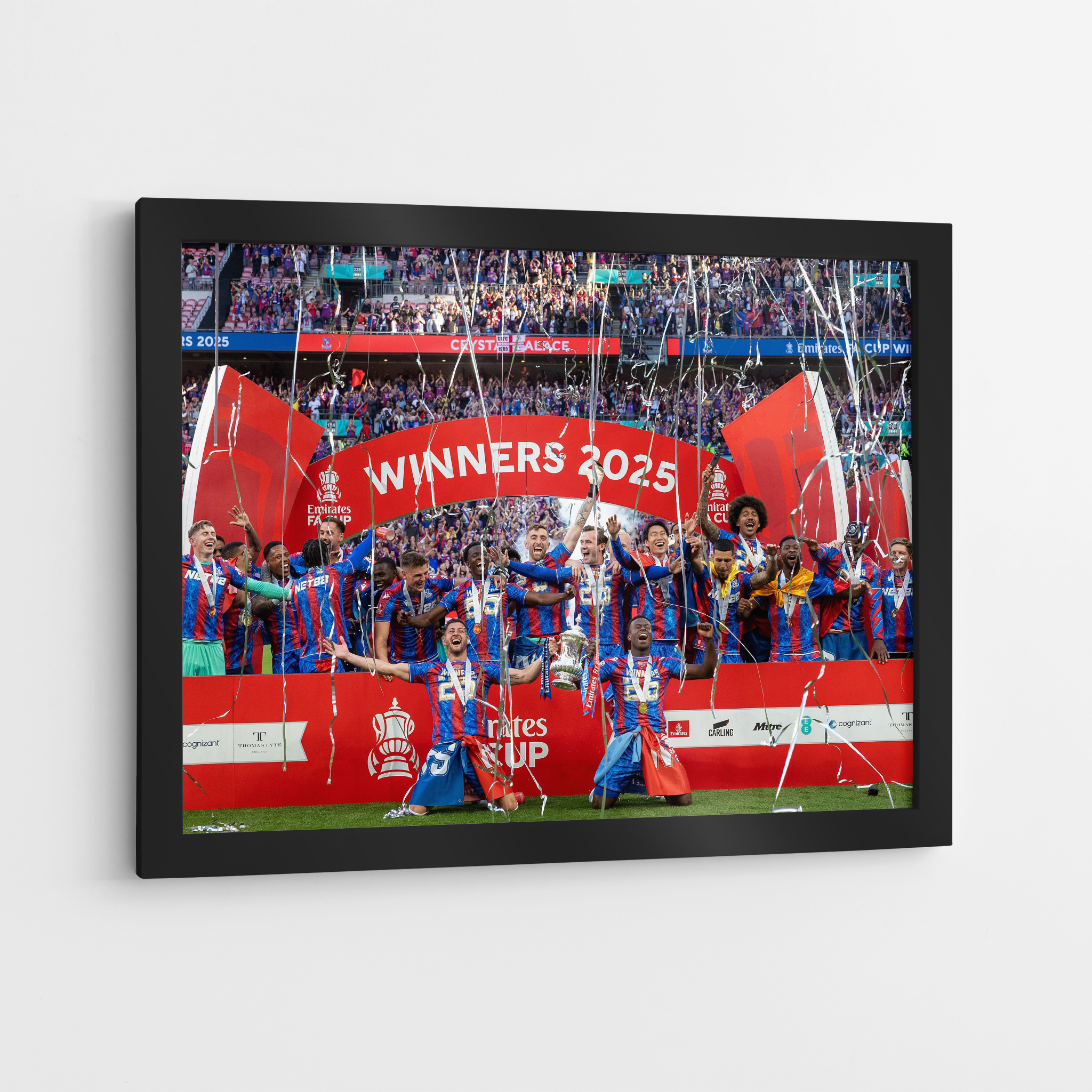 Palace FA Cup Winners 24/25 Framed Print