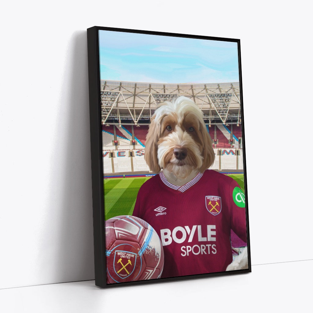 Your Pet in a West Ham 25/26 Home Shirt