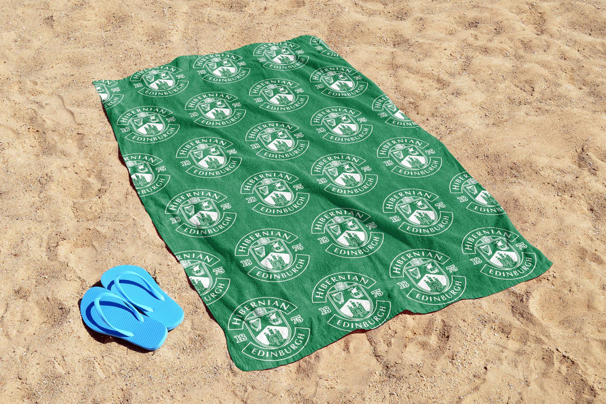 Hibernian Football Club Beach Towel