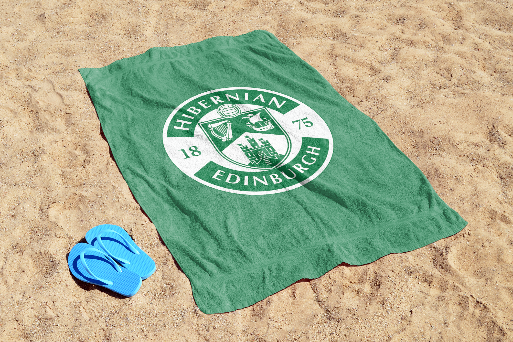 Hibernian Football Club Beach Towel