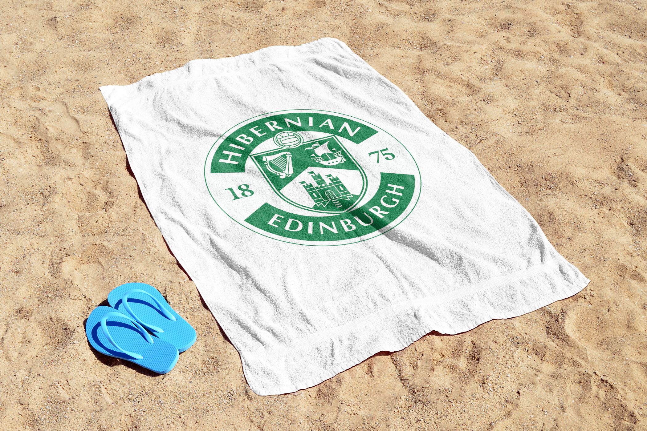 Hibernian Football Club Beach Towel