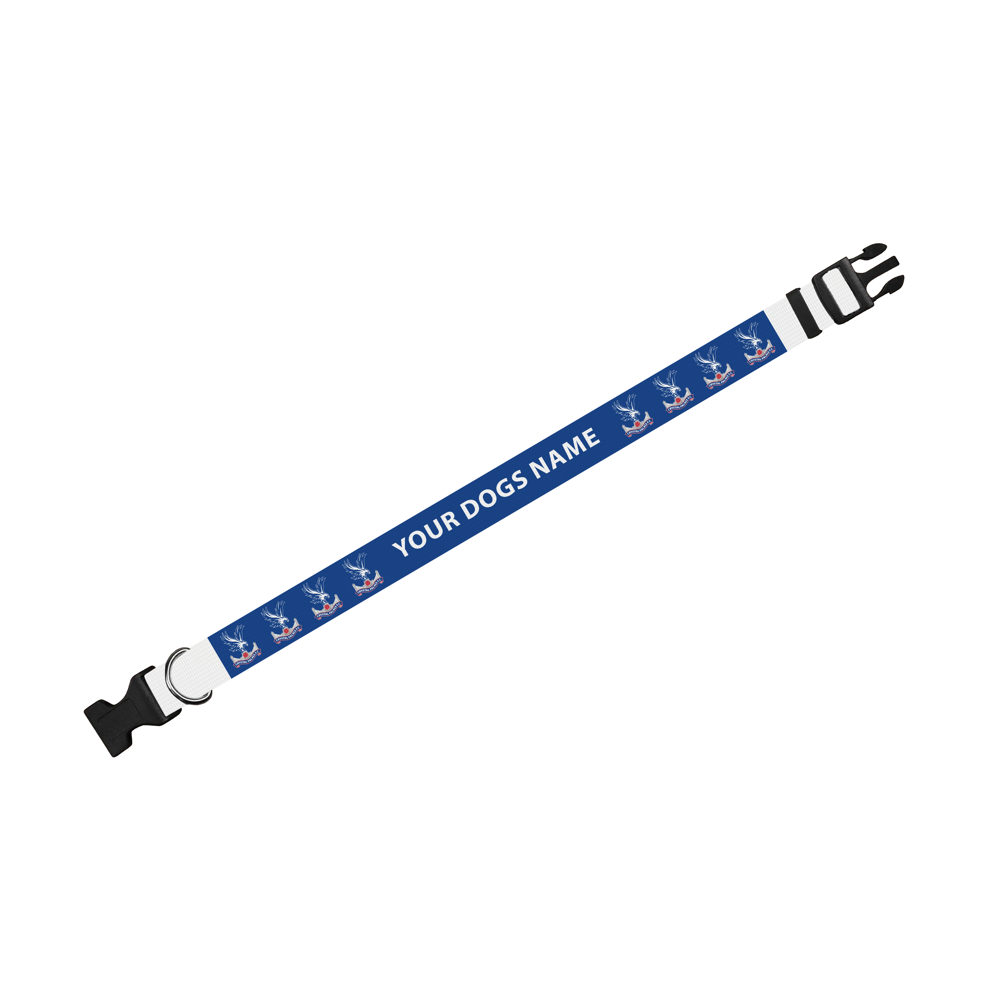 Crystal Palace FC Personalised Dog Collar