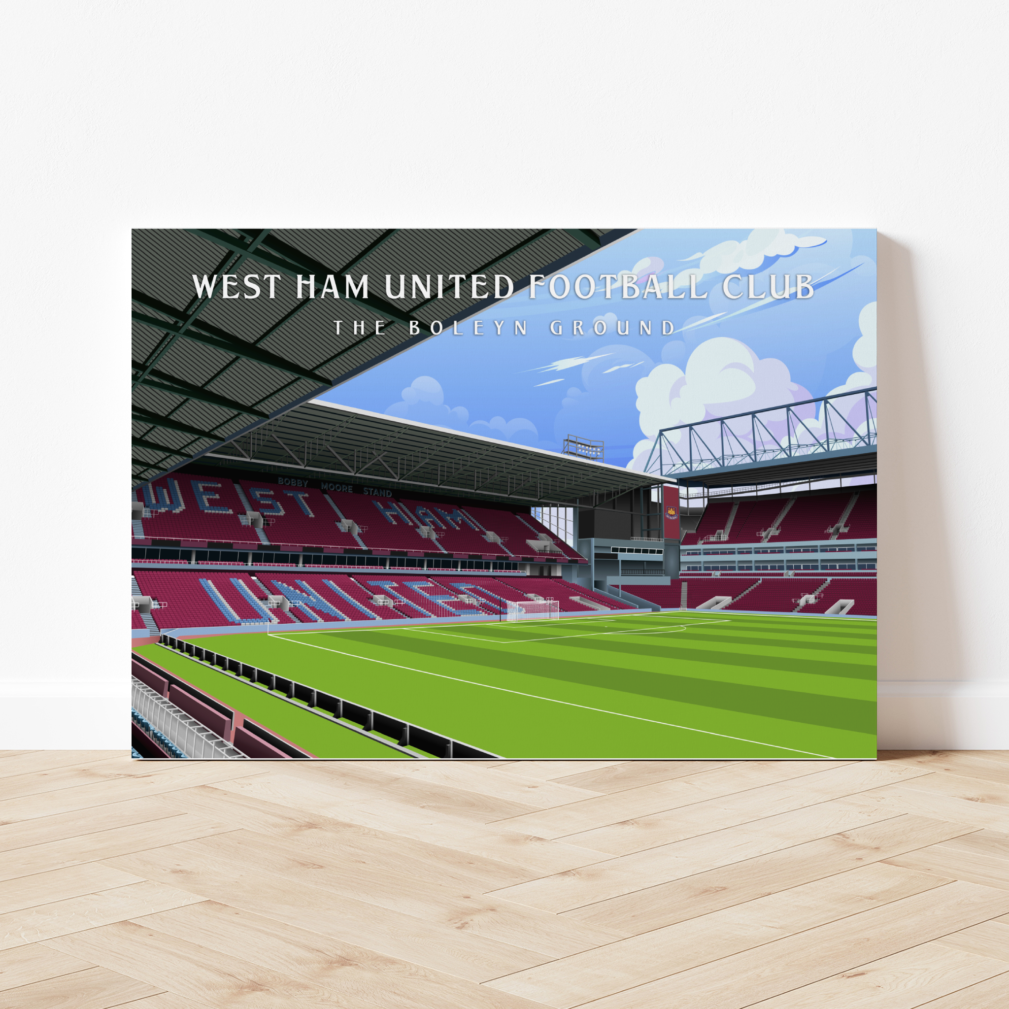 The Boleyn Ground Hand Drawn Image
