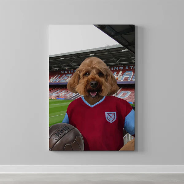 Your Pet in a West Ham Retro Shirt