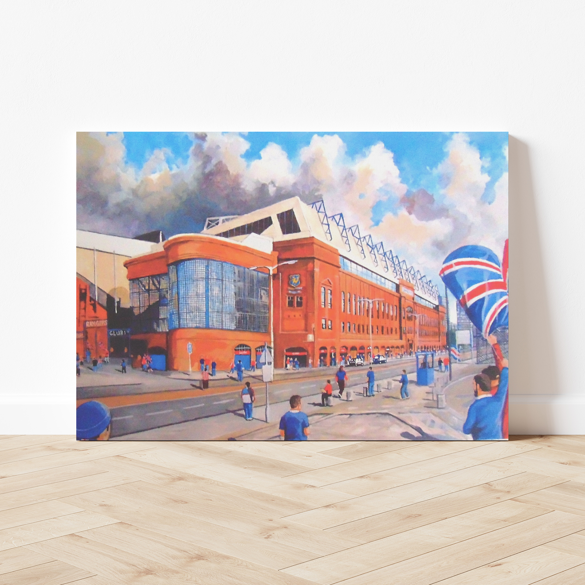 JKM Outside Ibrox Drawing