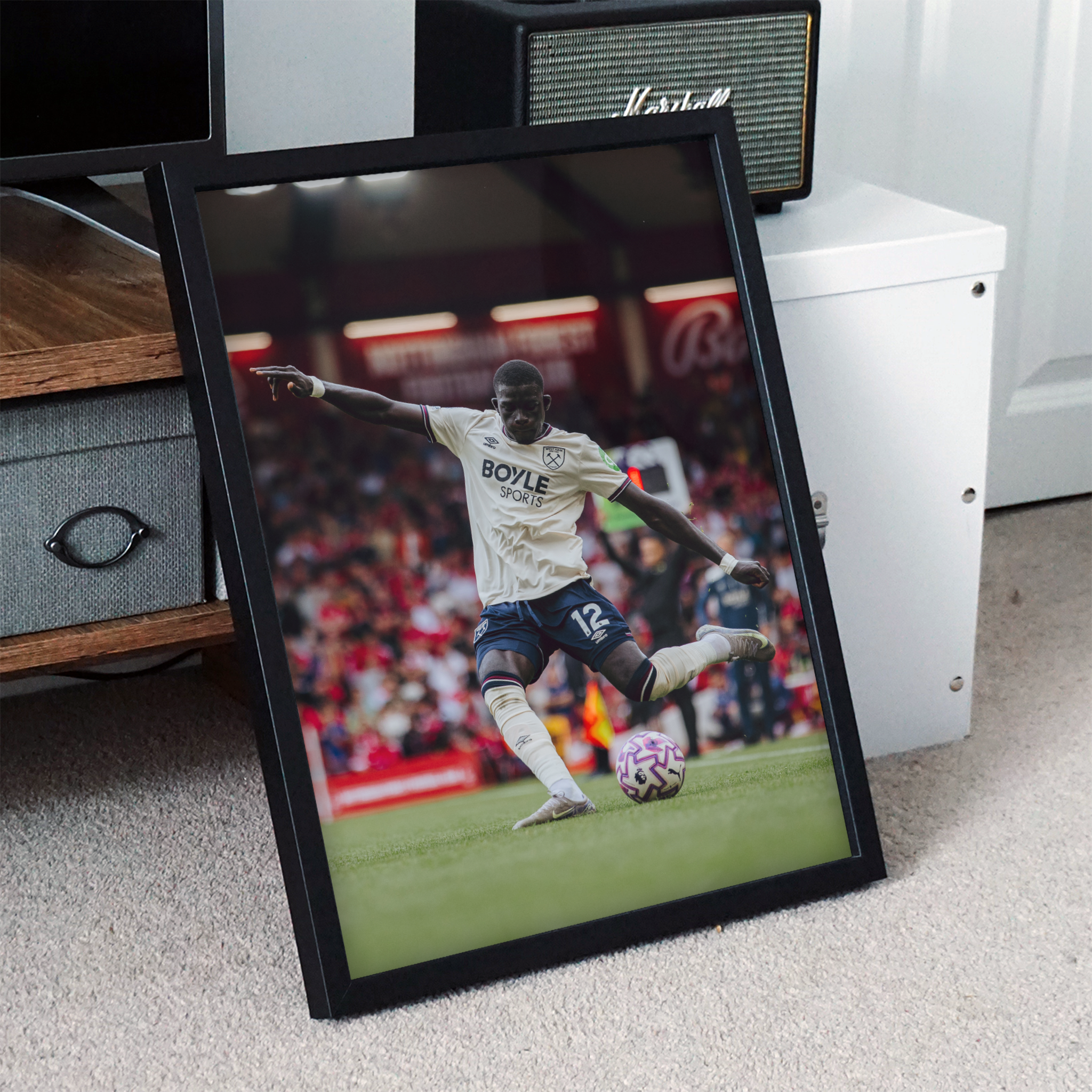WHUFC Diouf Action Shot 25/26