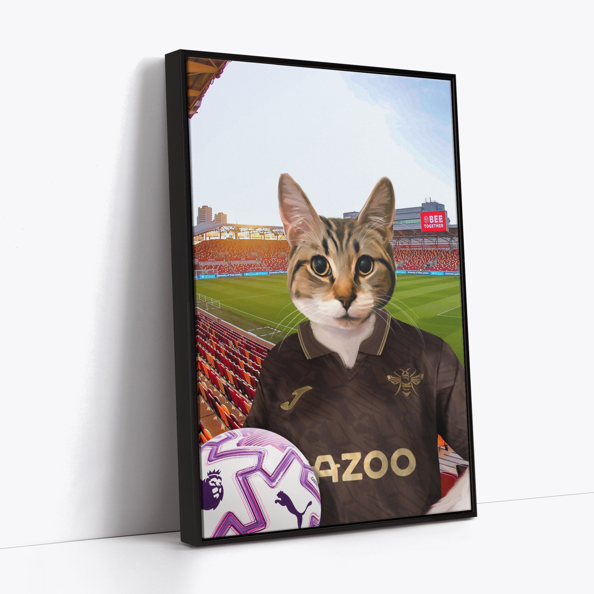 Your Pet in a Brentford FC Away 25/26 Kids Shirt