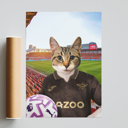 Your Pet in a Brentford FC Away 25/26 Kids Shirt