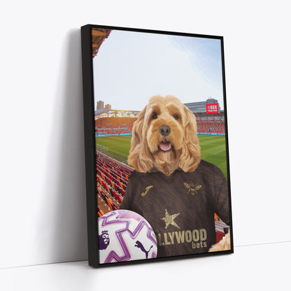 Your Pet in a Brentford FC Away 25/26 Adult Shirt