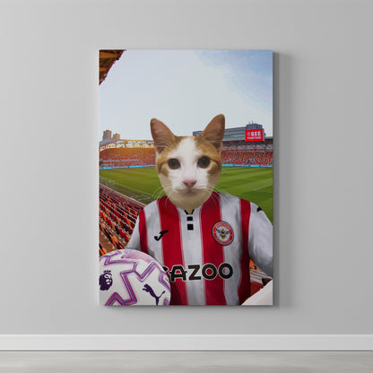 Your Pet in a Brentford FC 25/26 Home Kids Shirt