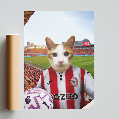 Your Pet in a Brentford FC 25/26 Home Kids Shirt