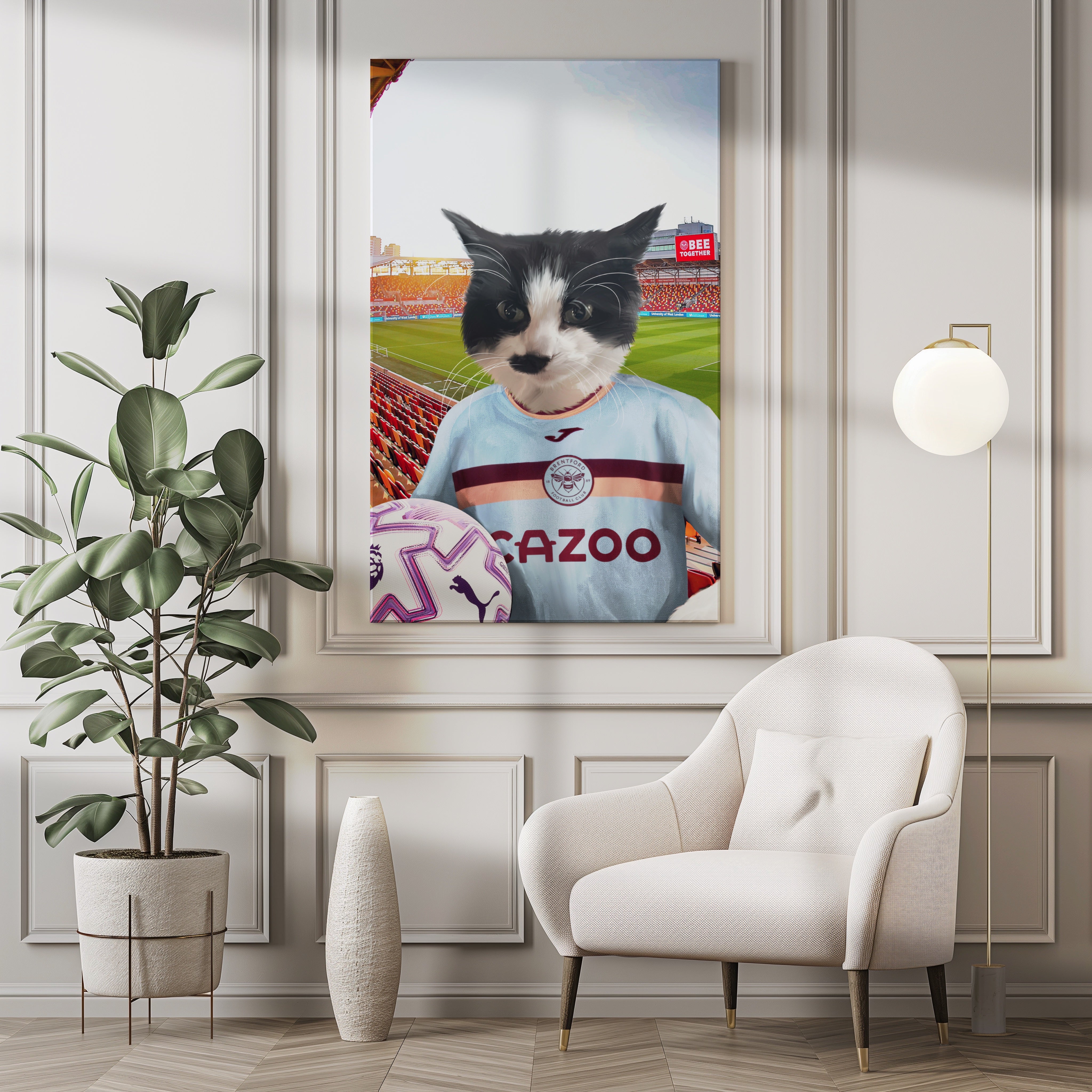 Your Pet in a Brentford FC 3rd Kids Shirt 2025/26