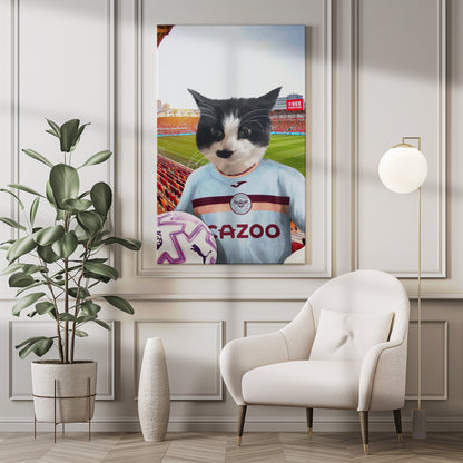 Your Pet in a Brentford FC 3rd Kids Shirt 2025/26