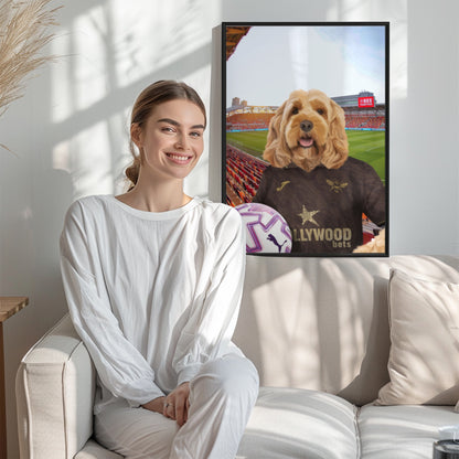 Your Pet in a Brentford FC Away 25/26 Adult Shirt
