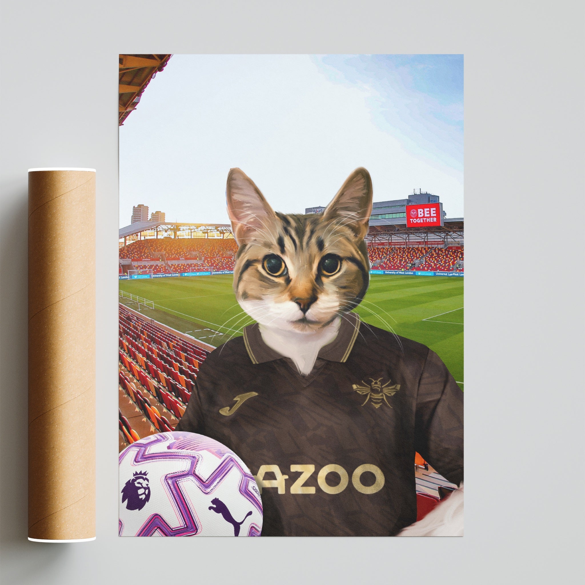 Your Pet in a Brentford 25/26 Away Shirt NEW