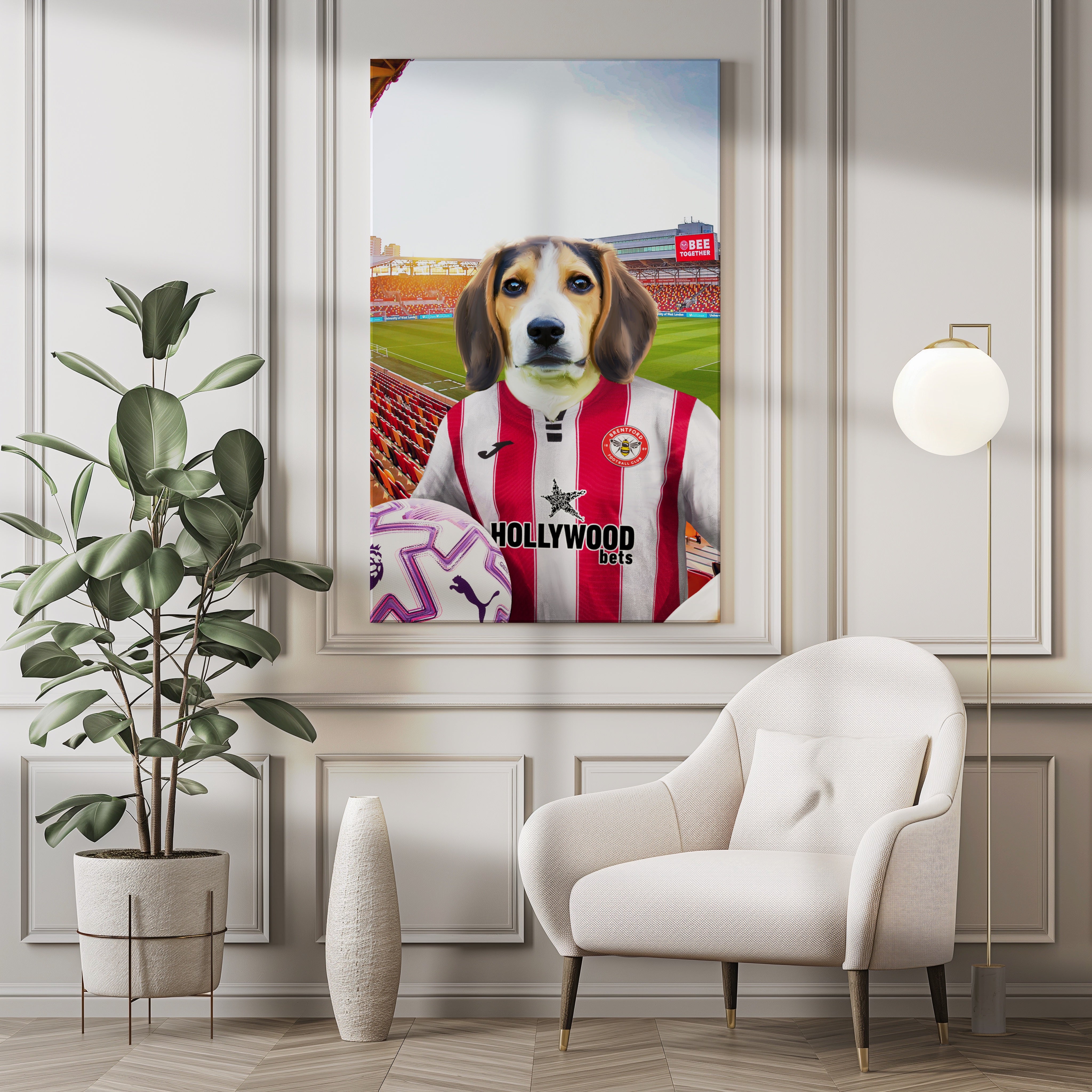 Your Pet in a Brentford FC 25/26 Home Adult Shirt