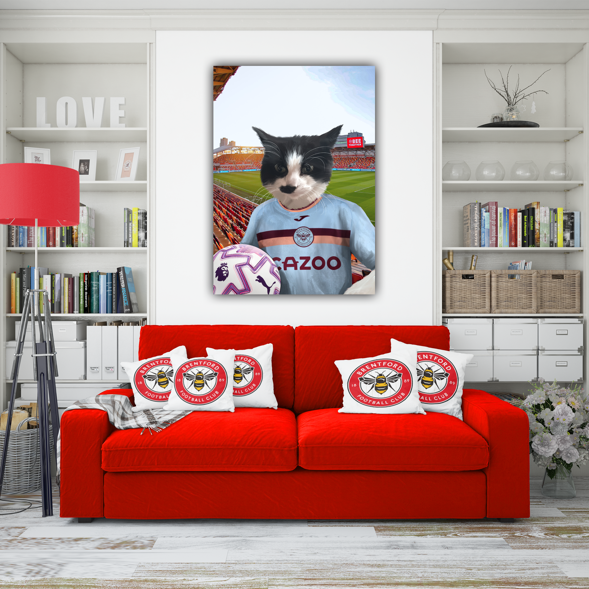 Your Pet in a Brentford FC 3rd Kids Shirt 2025/26