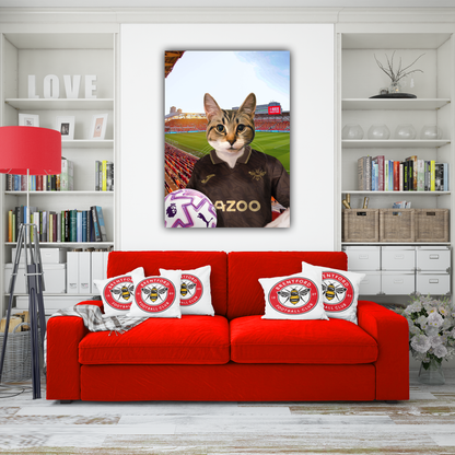 Your Pet in a Brentford FC Away 25/26 Kids Shirt