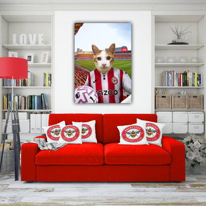 Your Pet in a Brentford FC 25/26 Home Kids Shirt