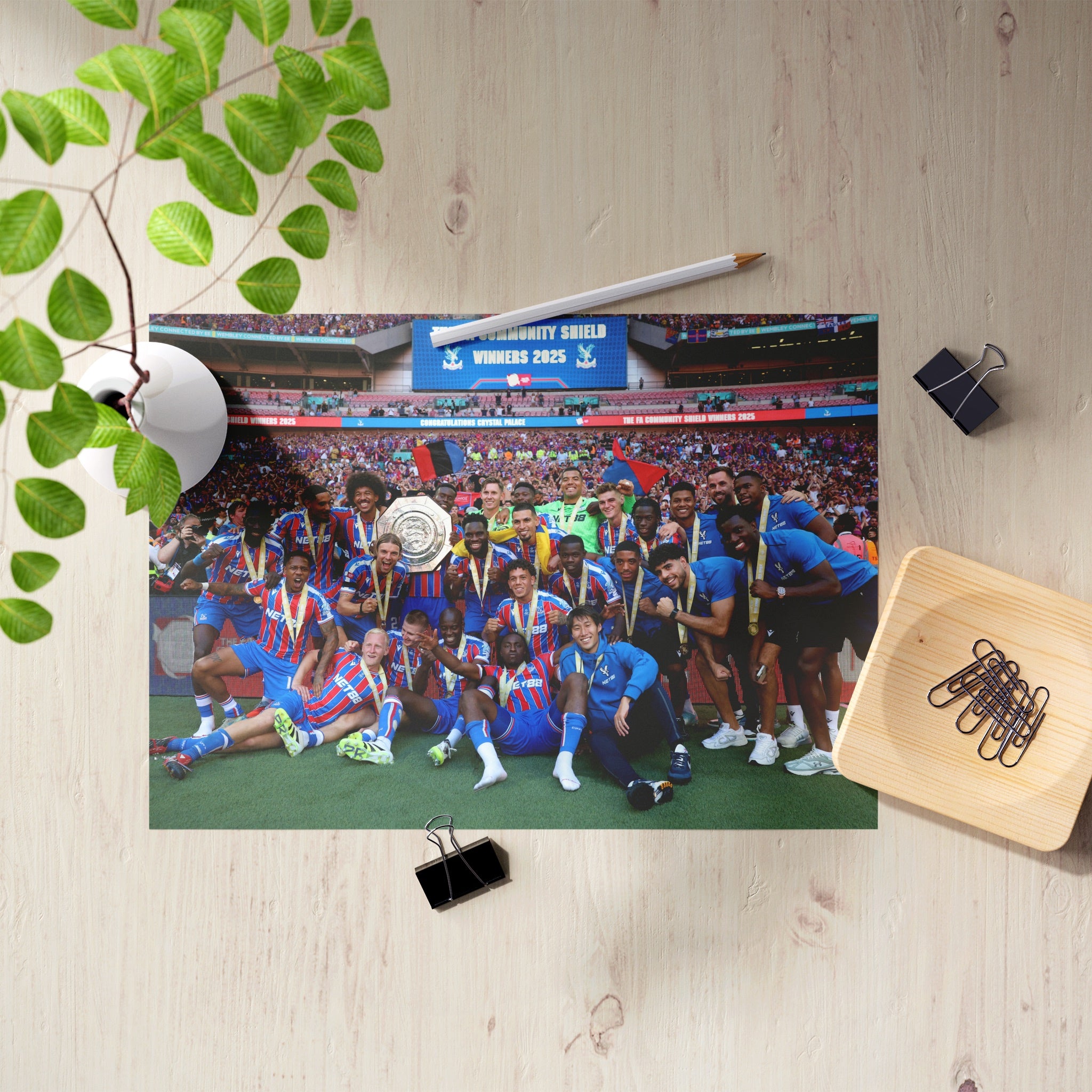 Palace Community Shield Winners 2025 Photo Print
