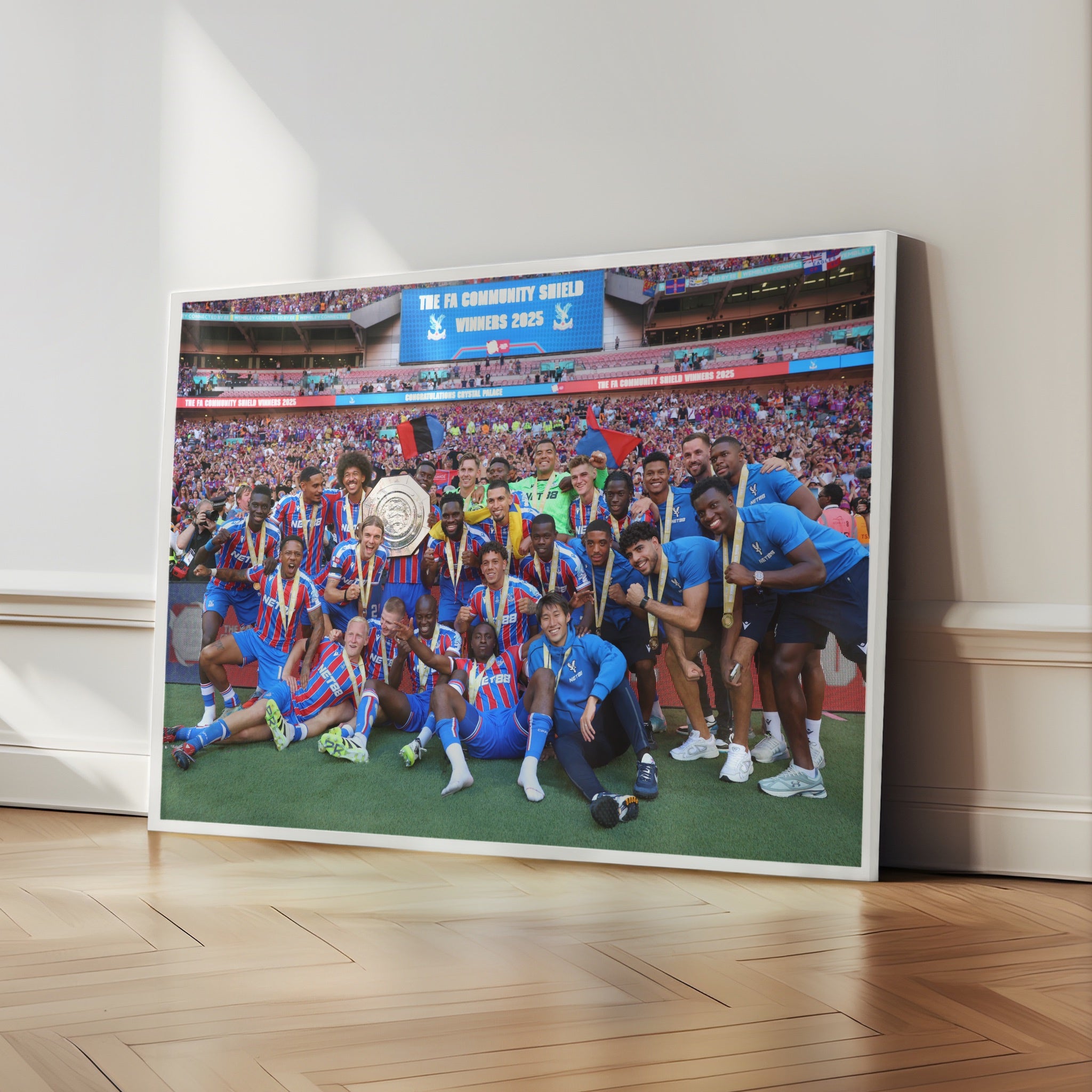 Palace Community Shield Winners 2025 Framed Print