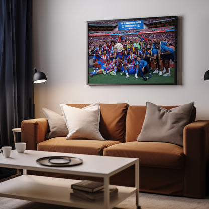 Palace Community Shield Winners 2025 Framed Print