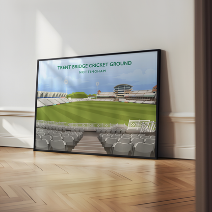 Trent Bridge Hand Drawn Ground Image