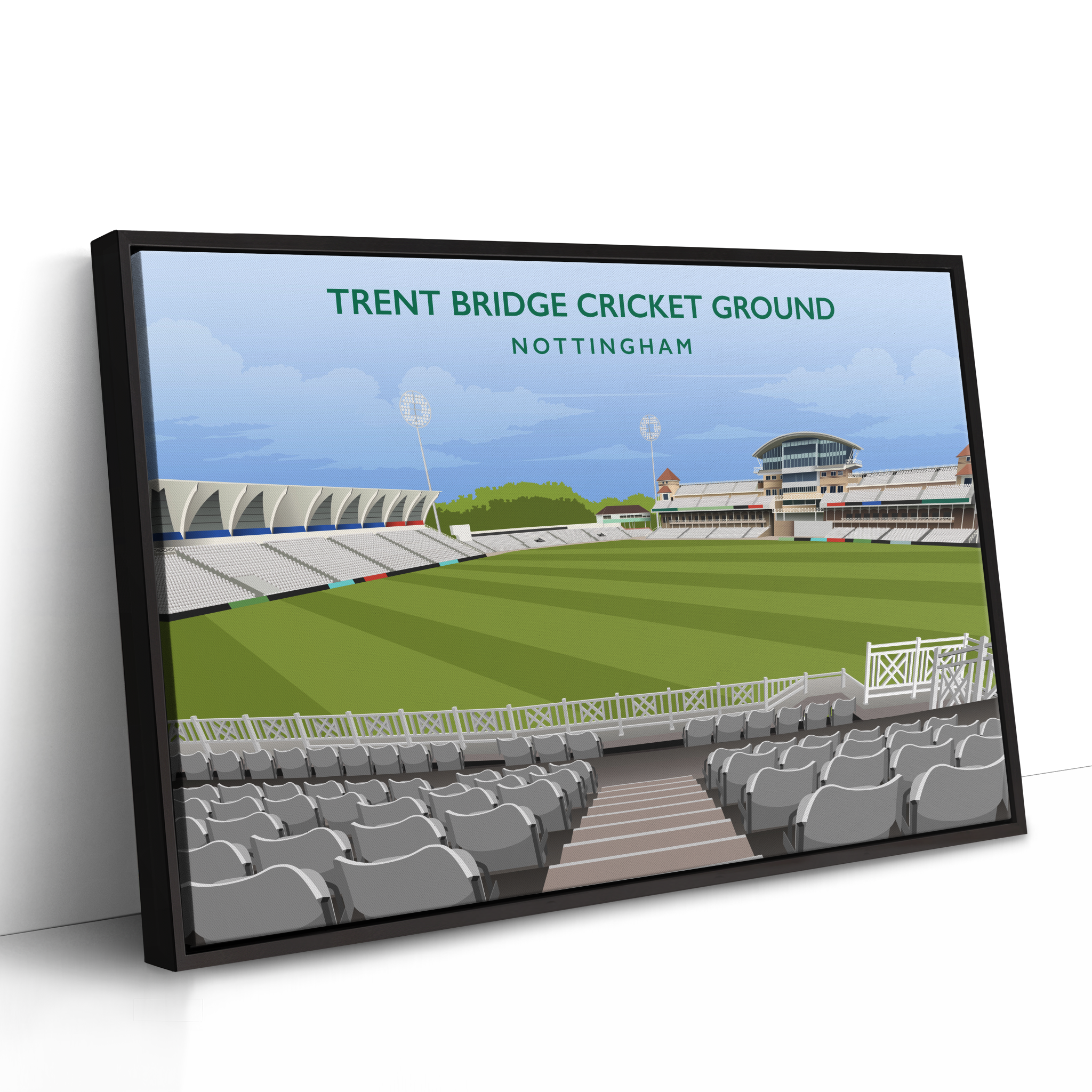 Trent Bridge Hand Drawn Ground Image