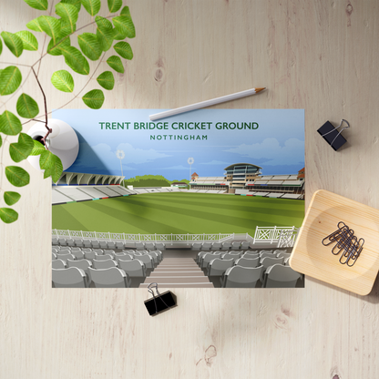 Trent Bridge Hand Drawn Ground Image
