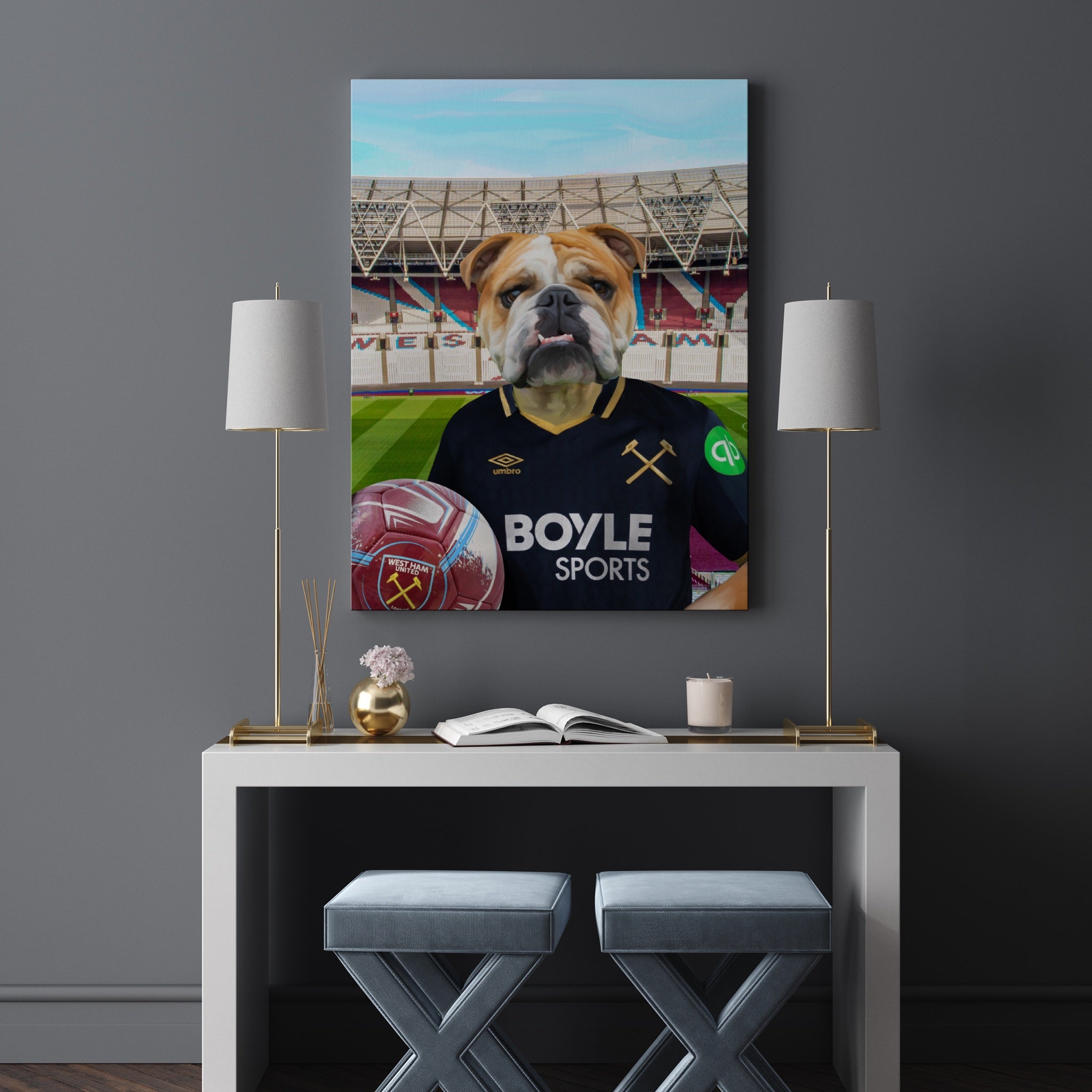 Your Pet in a West Ham 3rd Kit 2025/26