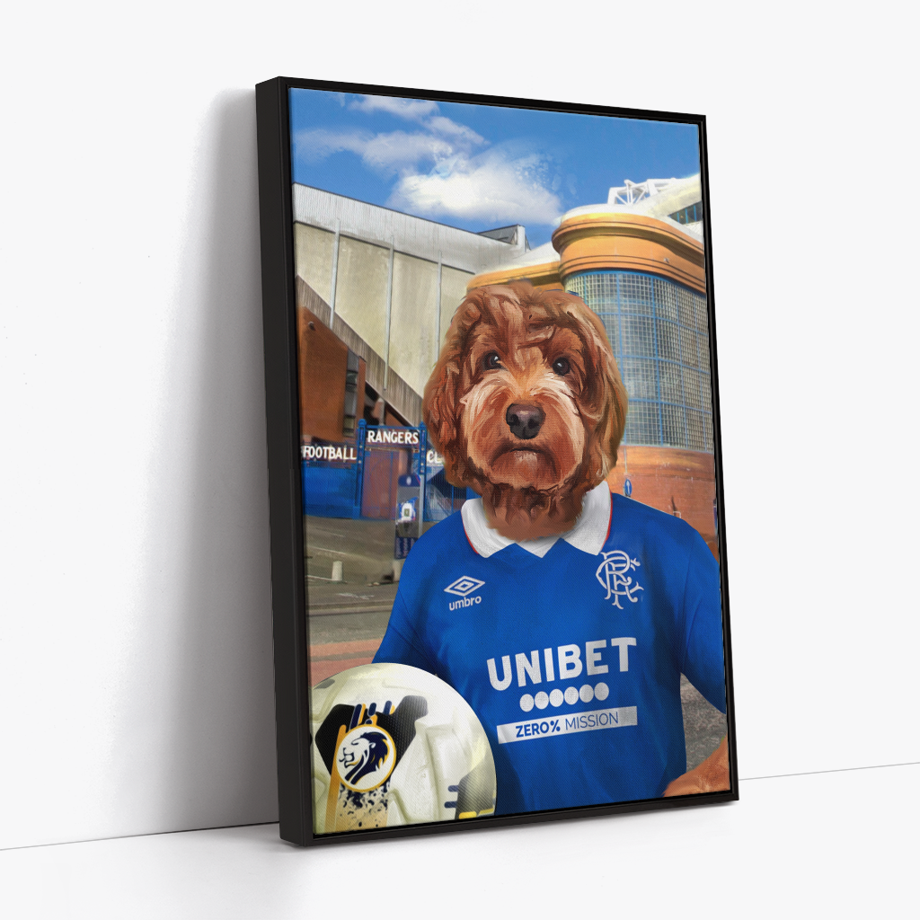 Your Pet in a Rangers Home Shirt