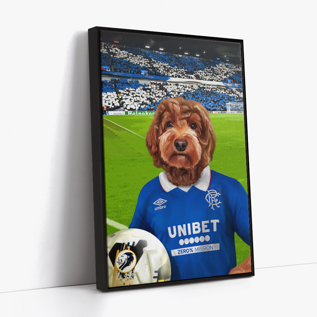 Your Pet in a Rangers Home Shirt