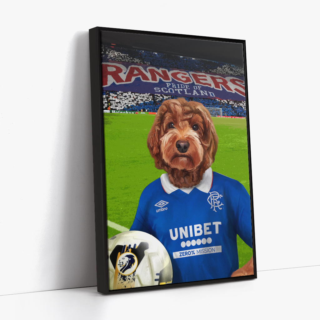 Your Pet in a Rangers Home Shirt