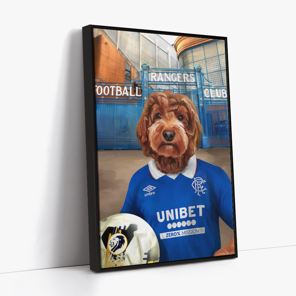 Your Pet in a Rangers Home Shirt