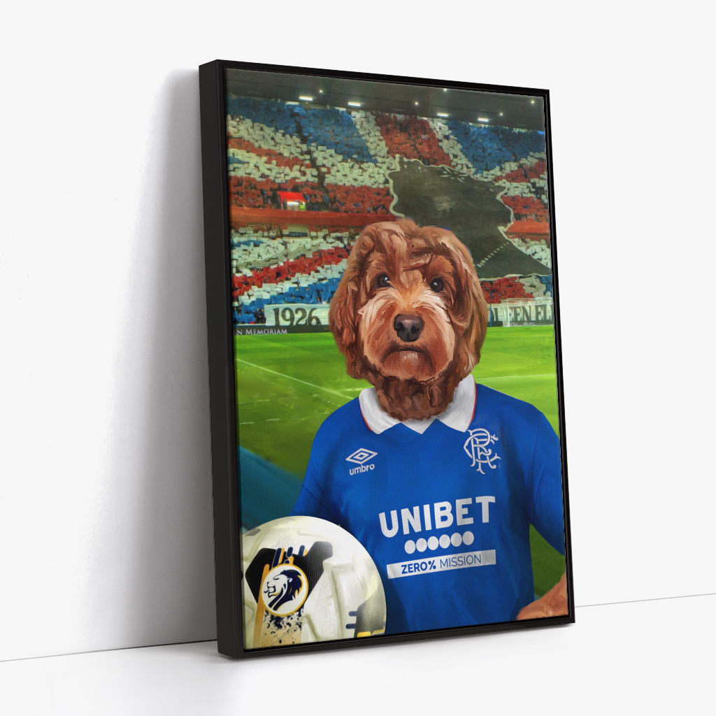 Your Pet in a Rangers Home Shirt