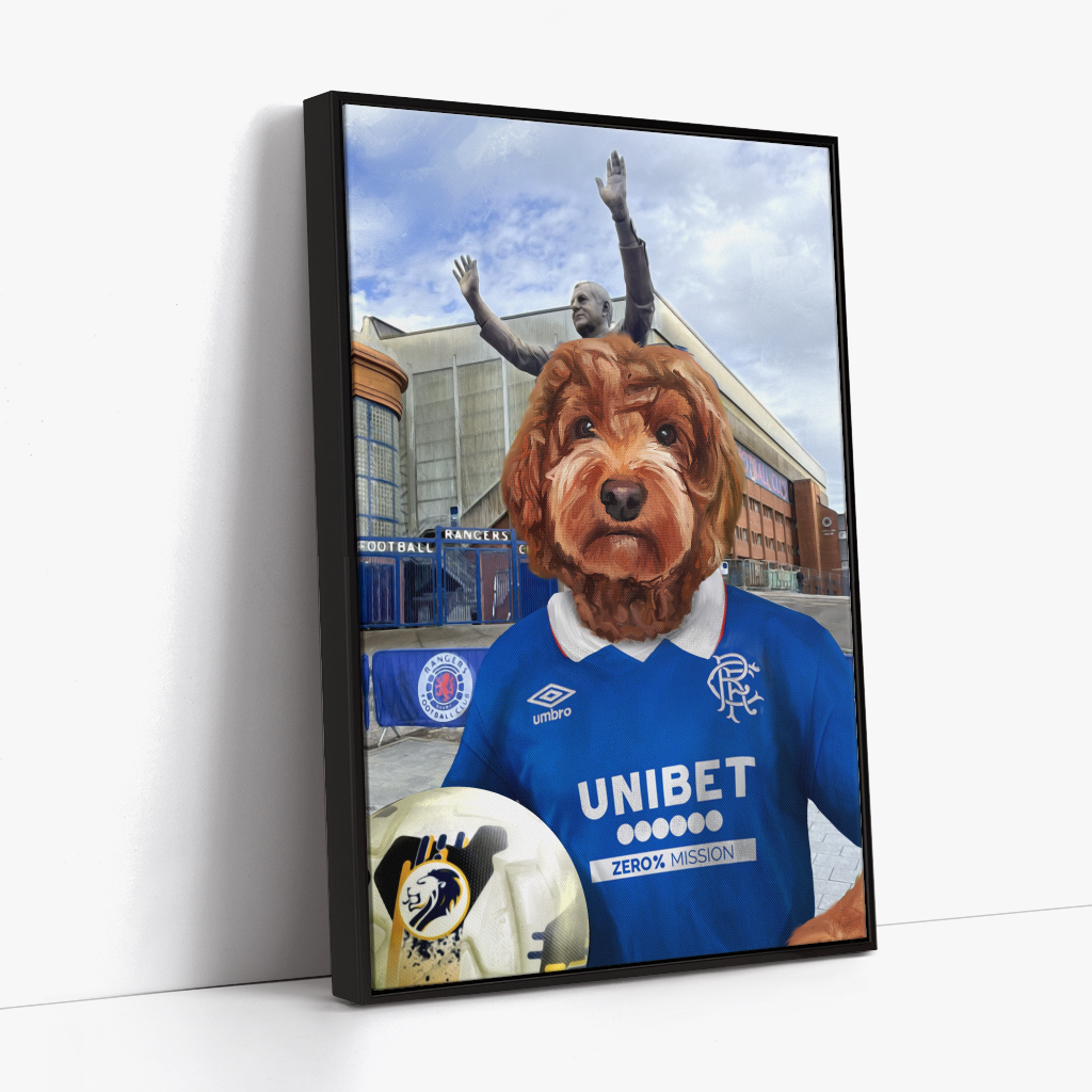 Your Pet in a Rangers Home Shirt