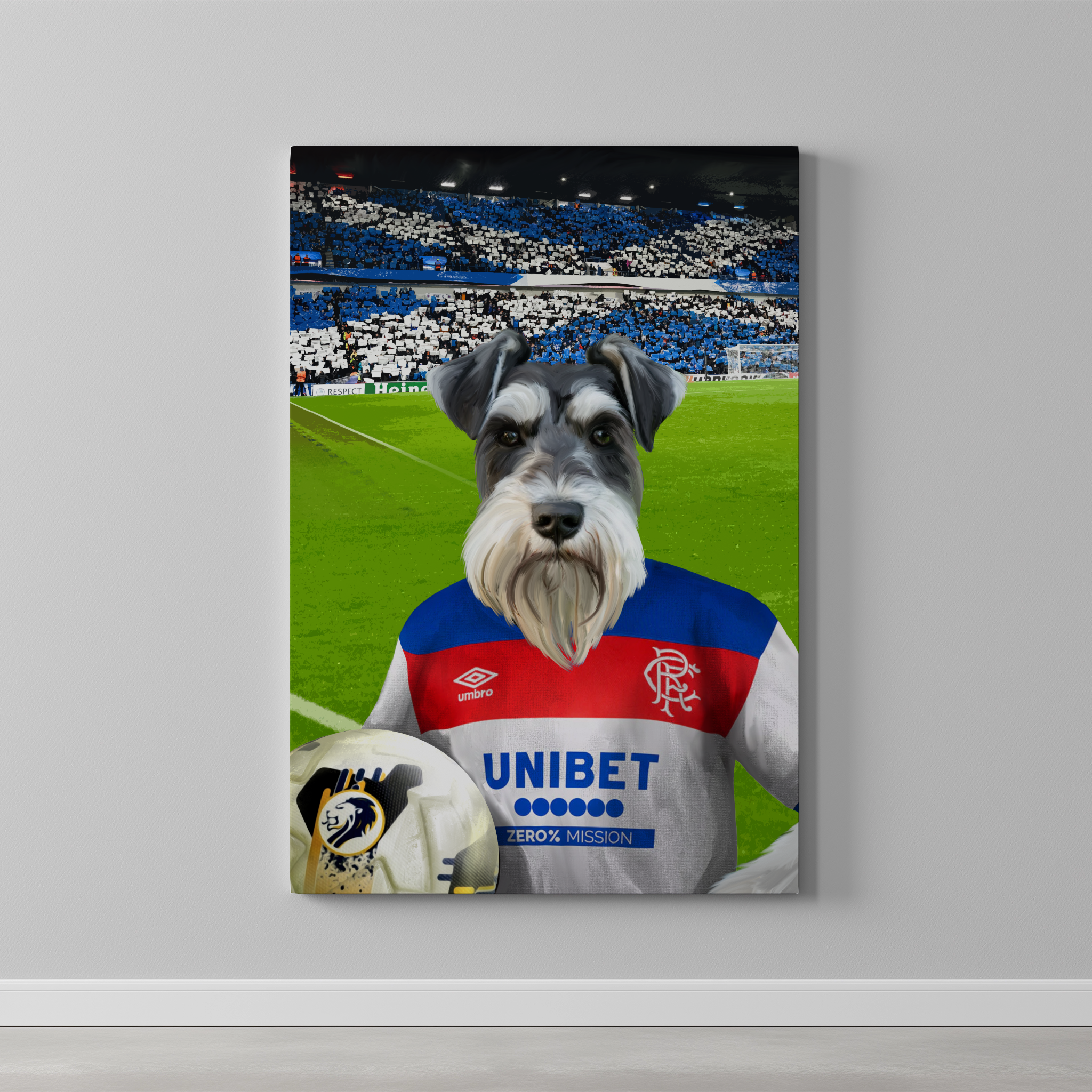 Your Pet in a Rangers Away Shirt