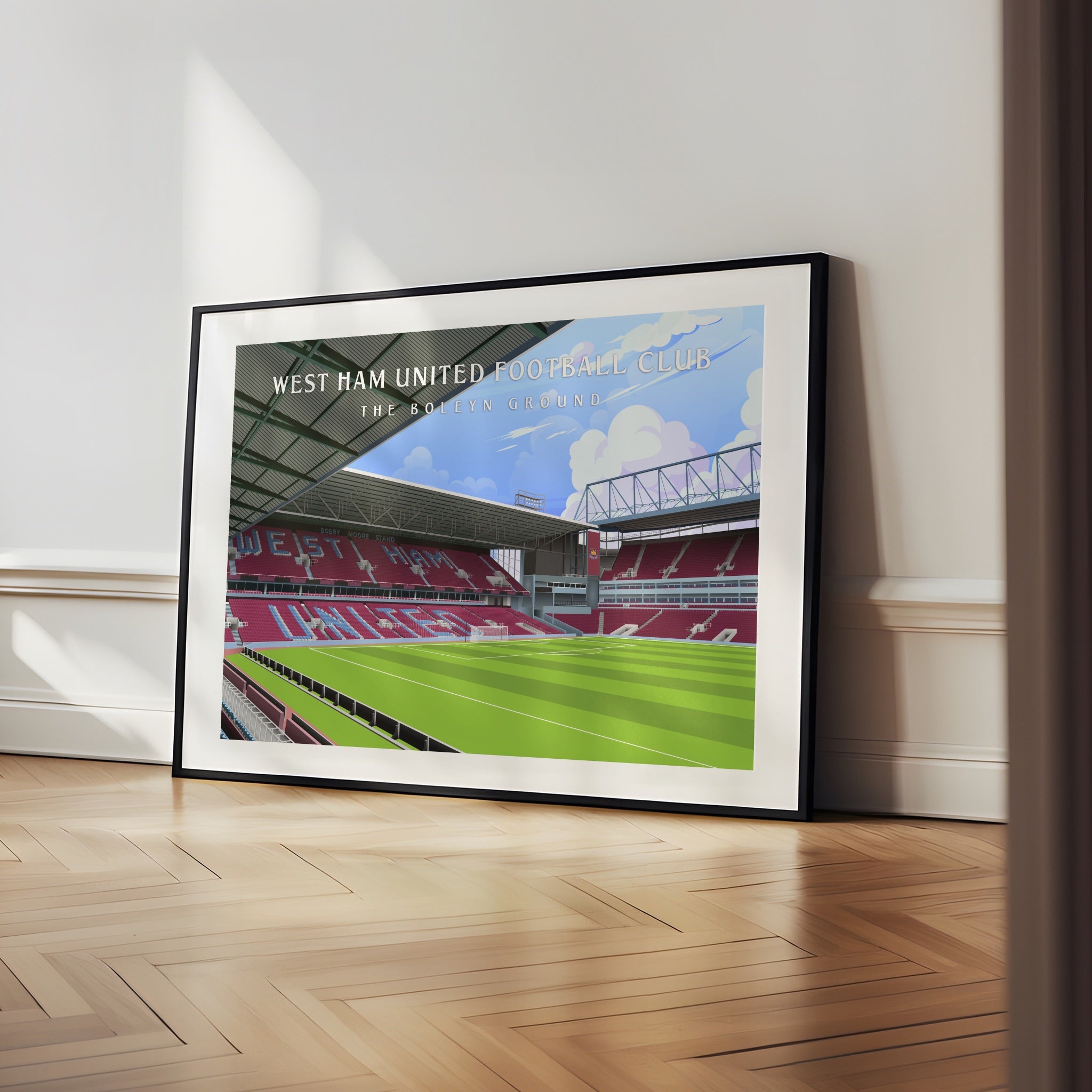 The Boleyn Ground Hand Drawn Image
