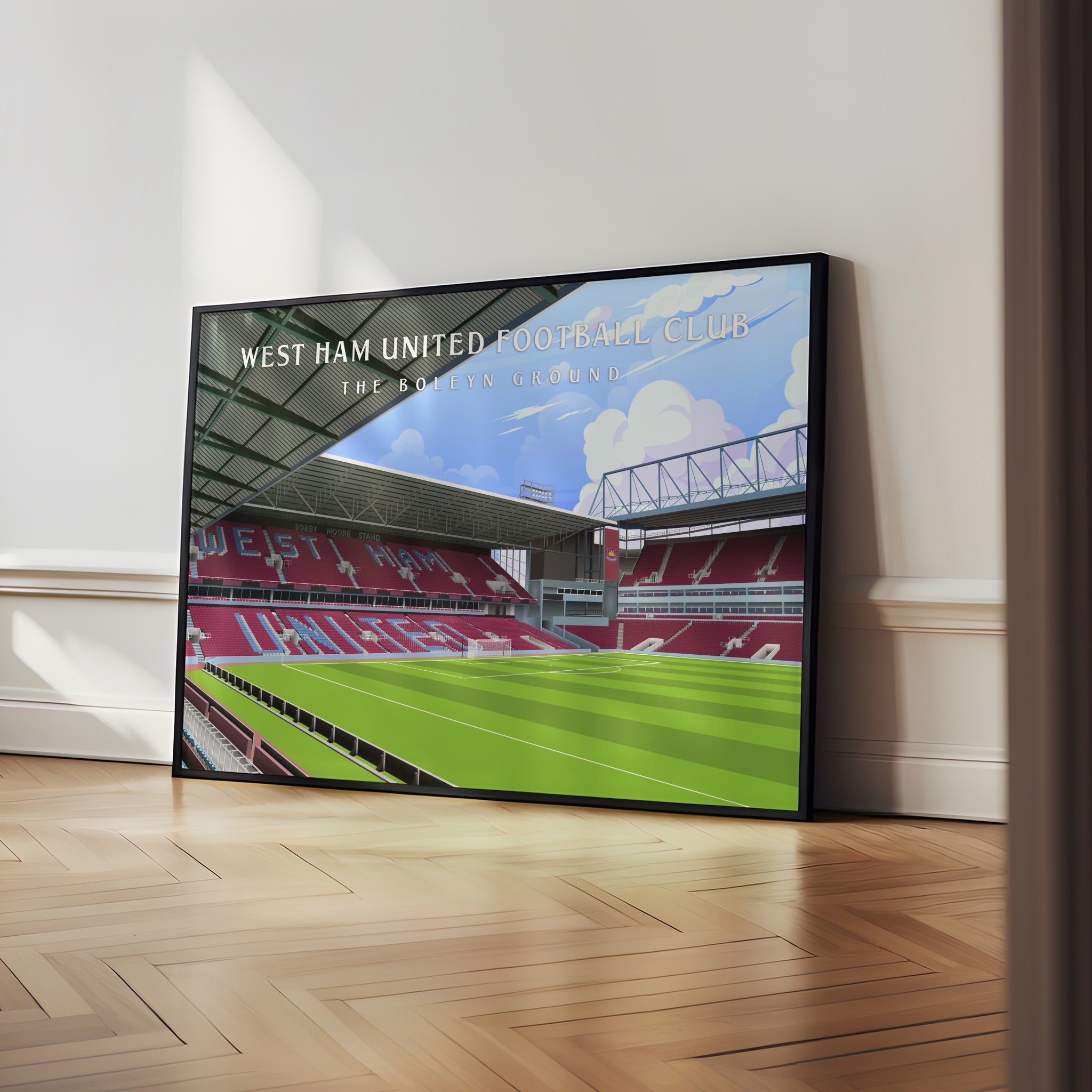 The Boleyn Ground Hand Drawn Image