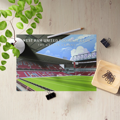 The Boleyn Ground Hand Drawn Image