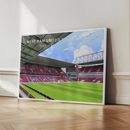 The Boleyn Ground Hand Drawn Image