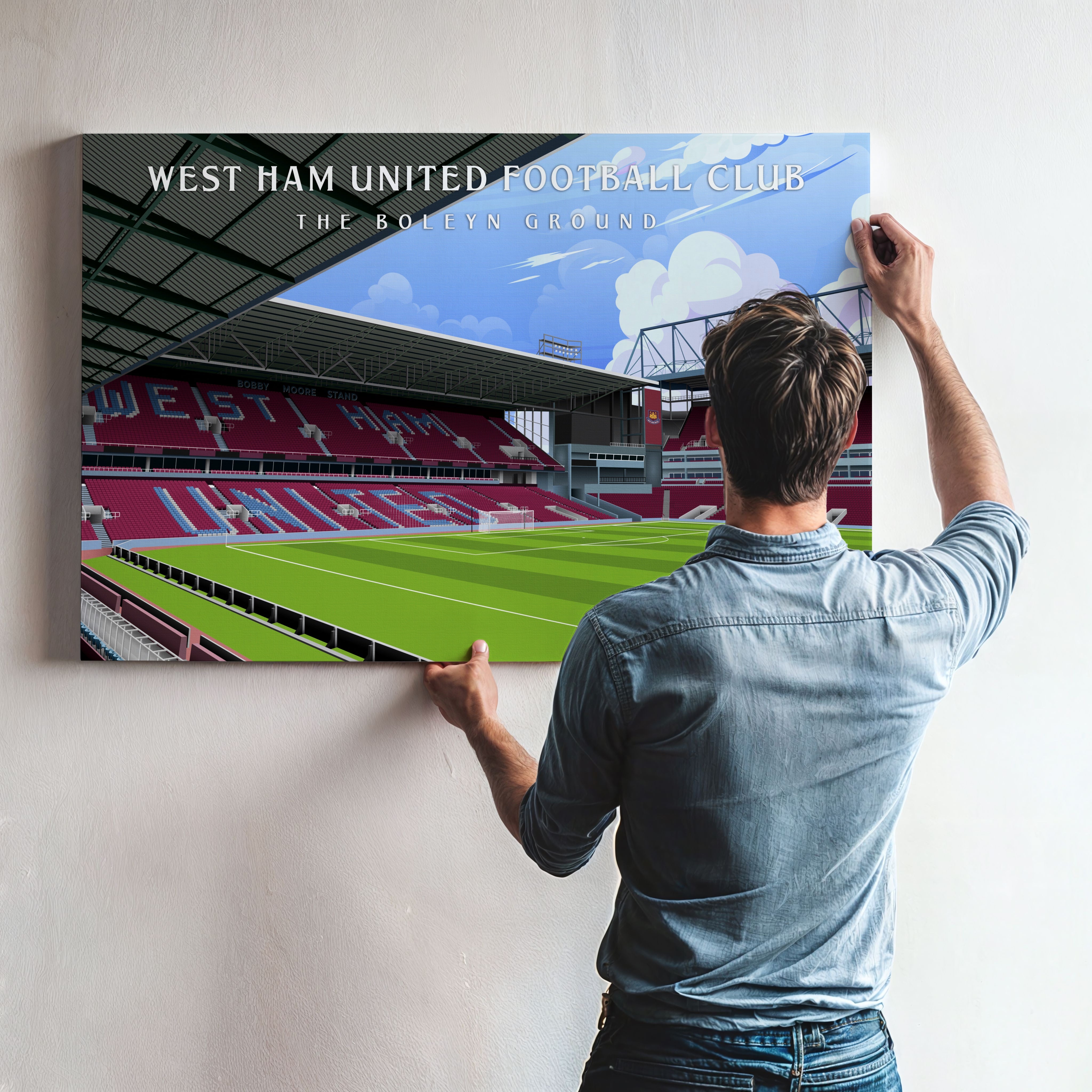 The Boleyn Ground Hand Drawn Image