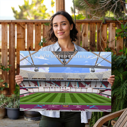 West Ham Stadium Hand Drawn Image