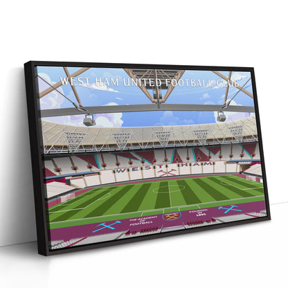 West Ham Stadium Hand Drawn Image