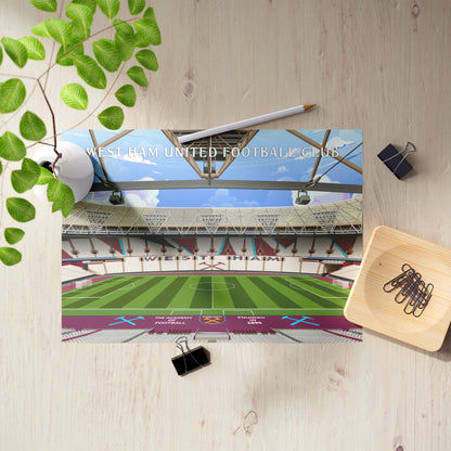 West Ham Stadium Hand Drawn Image