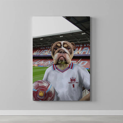 Your Pet in a West Ham Retro Shirt