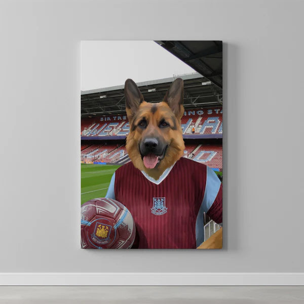 Your Pet in a West Ham Retro Shirt
